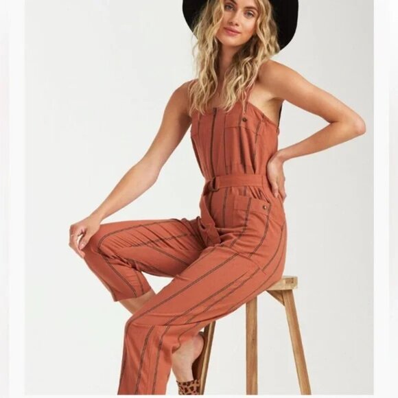 Billabong Light The Night Jumpsuit- Size Medium - Picture 2 of 15